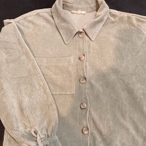 Madewell cropped shirt